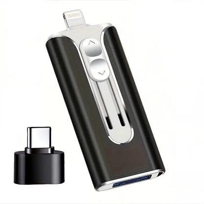 USBDrive - Kompakt och hållbar multienhet 4-i-1 USB-minne