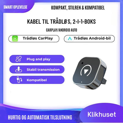 Mini trådløs CarPlay-adapter