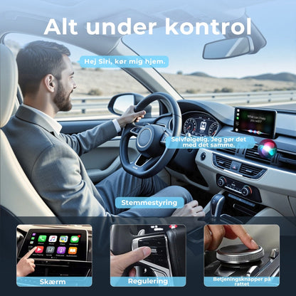 Mini trådløs CarPlay-adapter