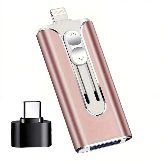 USBDrive - Kompakt och hållbar multienhet 4-i-1 USB-minne